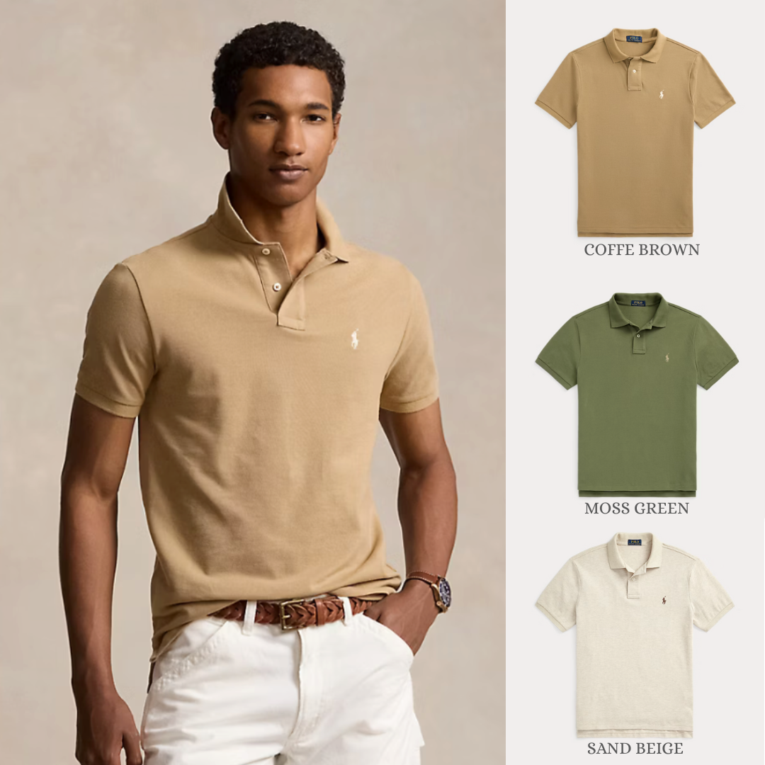 POLO SET • MESH POLOSHIRT SLIM FIT