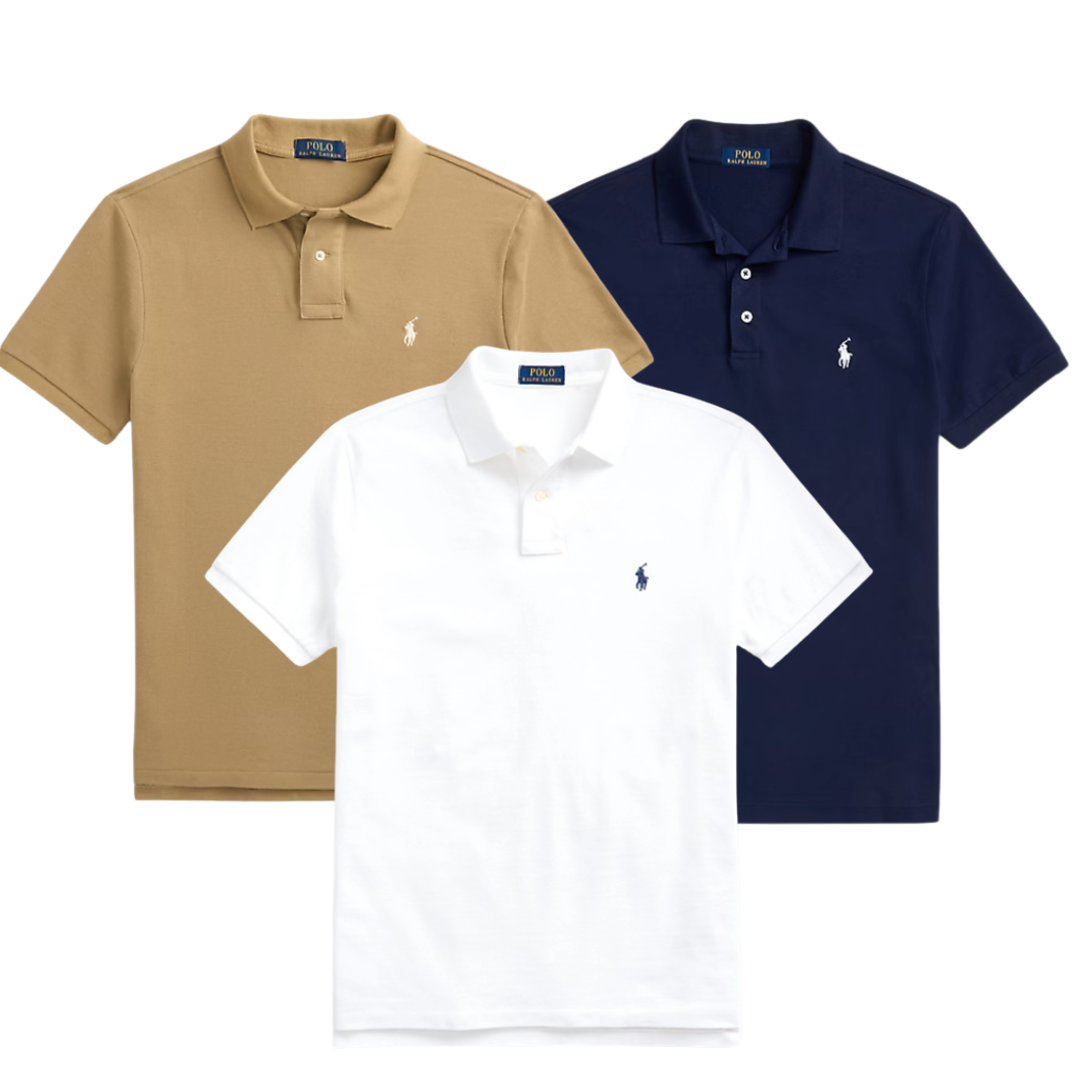 POLO SET • MESH POLOSHIRT SLIM FIT