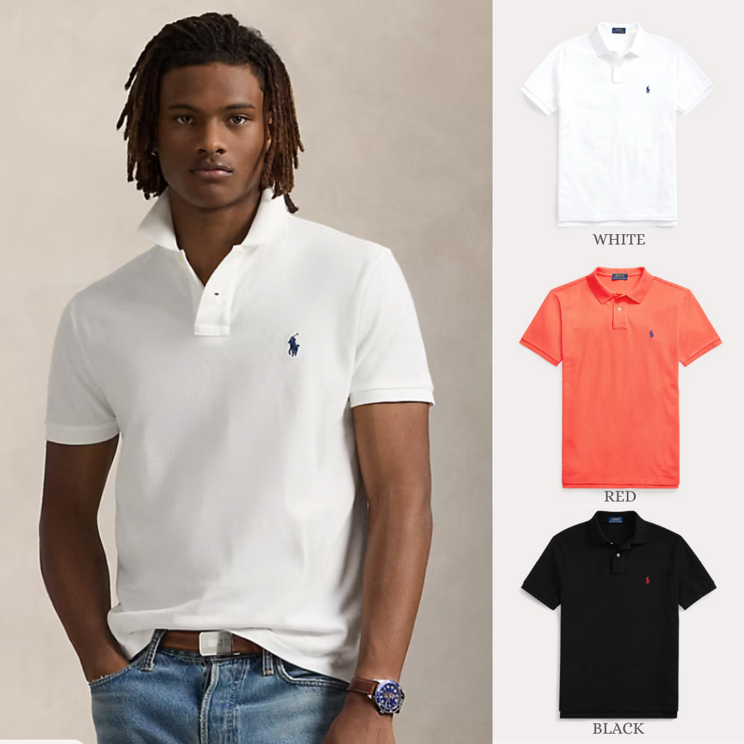 POLO SET • MESH POLOSHIRT SLIM FIT