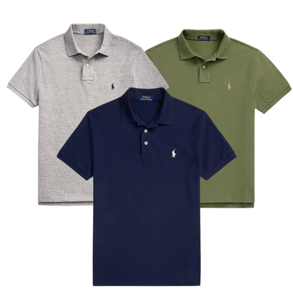POLO SET • MESH POLOSHIRT SLIM FIT