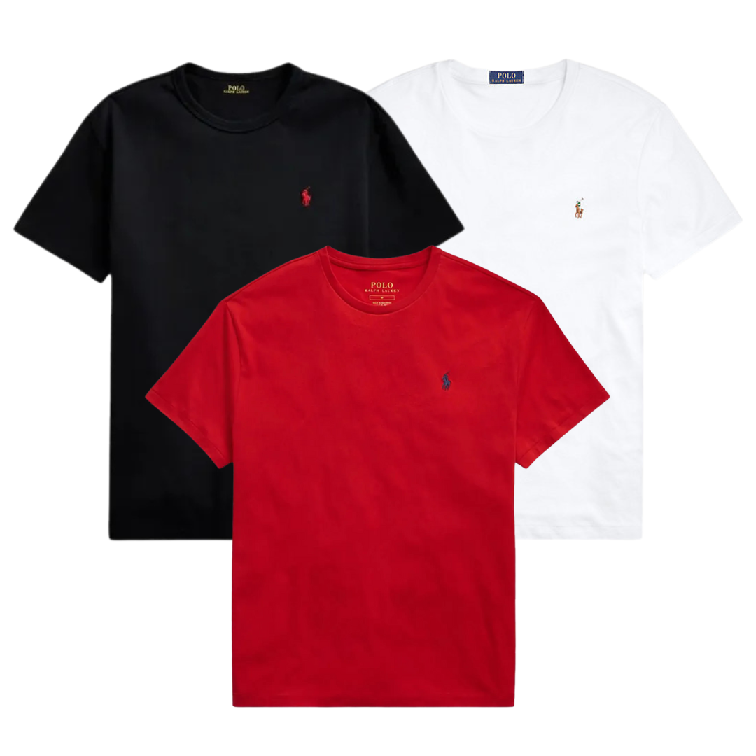 POLO SET • SLIM FIT COTTON T-SHIRTS