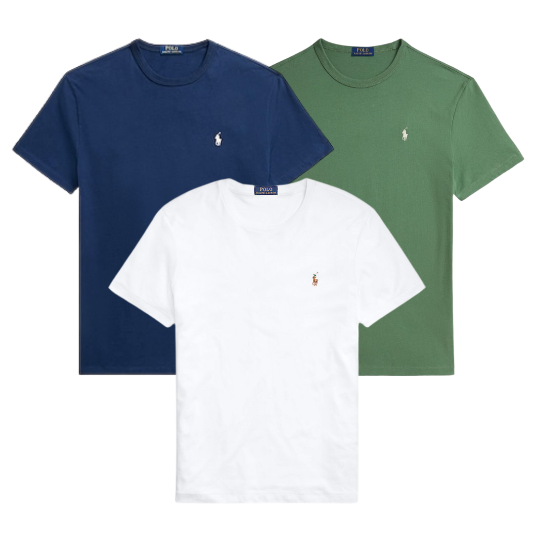 POLO SET • SLIM FIT COTTON T-SHIRTS