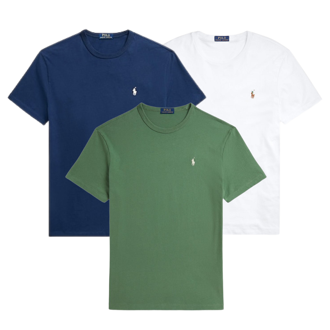 POLO SET • SLIM FIT COTTON T-SHIRTS