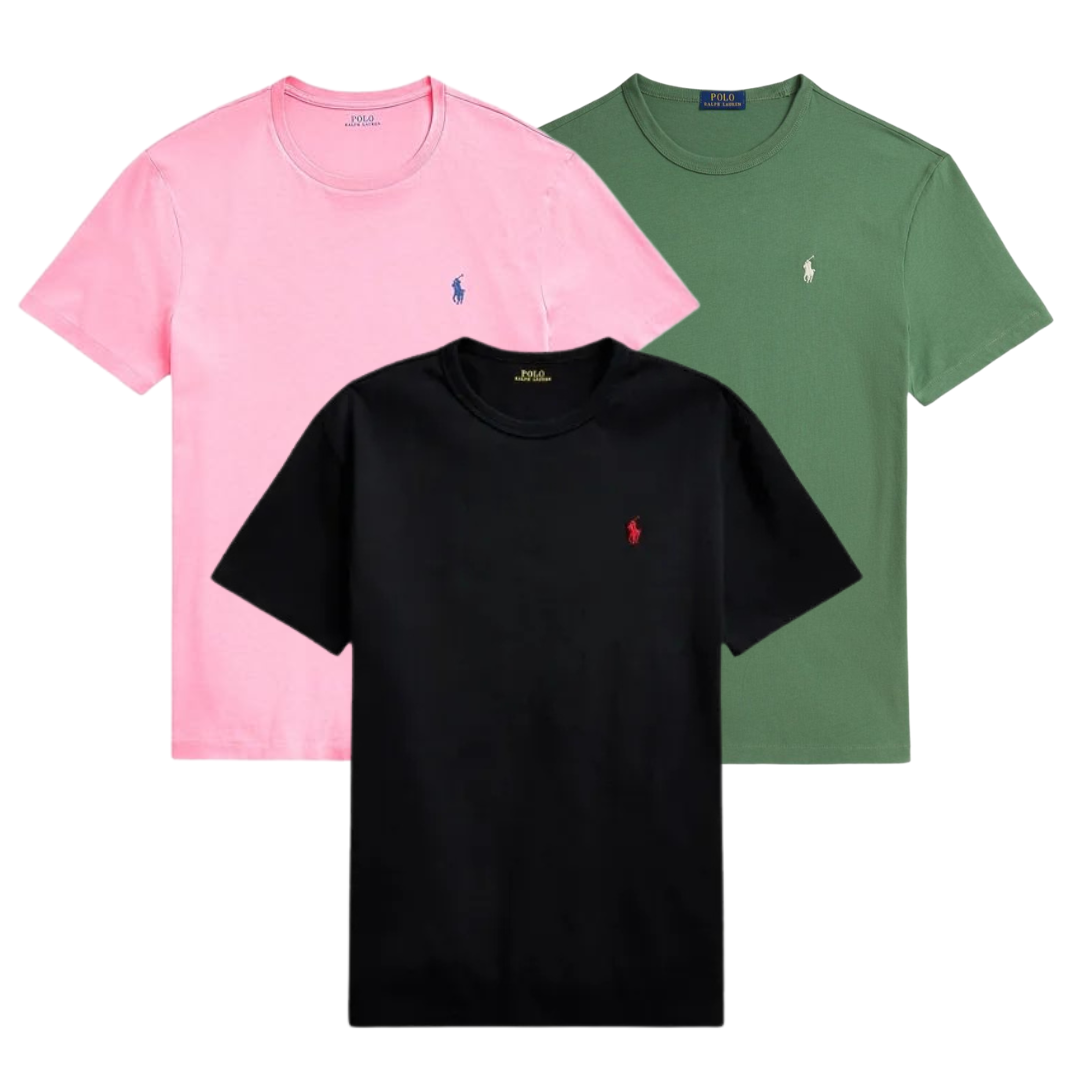 POLO SET • SLIM FIT COTTON T-SHIRTS